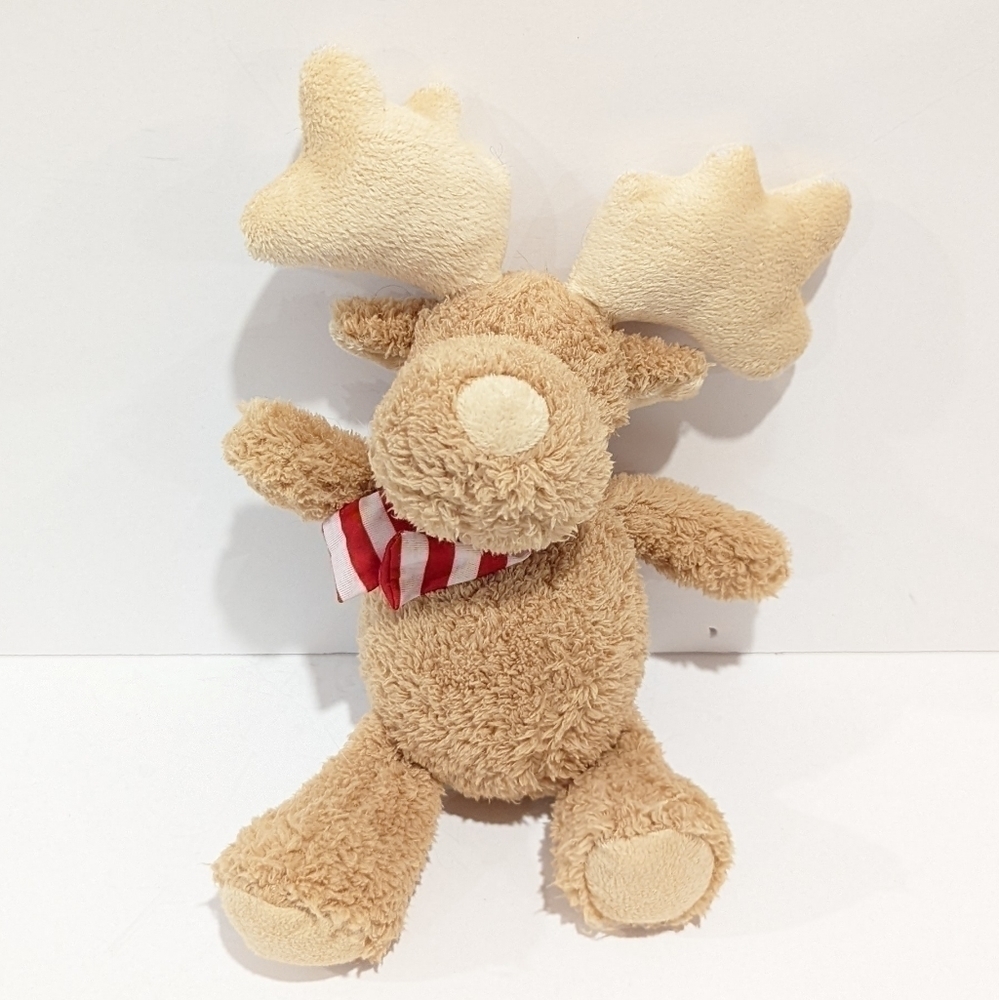 2/$20 Kinder Surprise tan moose plush 10”